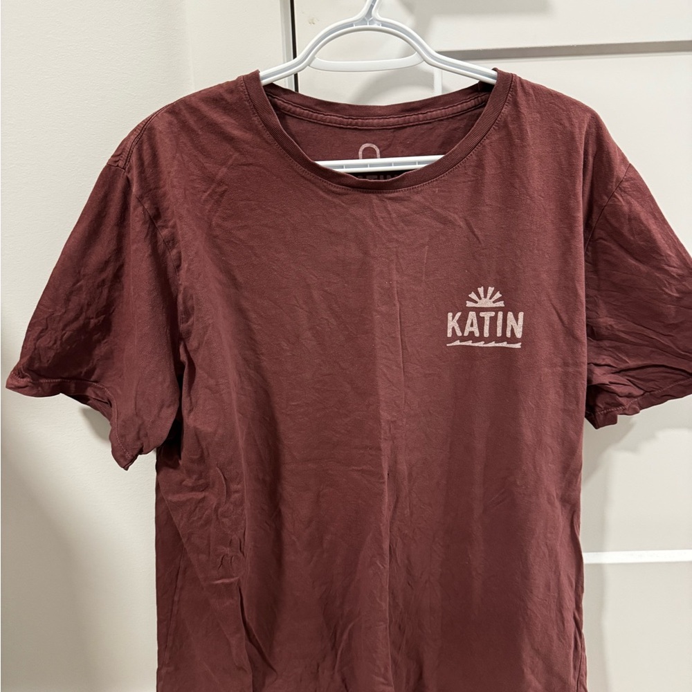 Katin Burgundy Tee with Logo